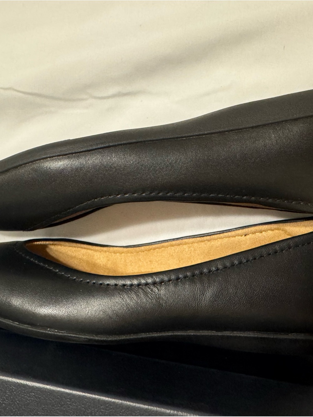 Naturalizer Vivienne Black Leather Ballet Flat - Women's 8.5M - Picture 5 of 7